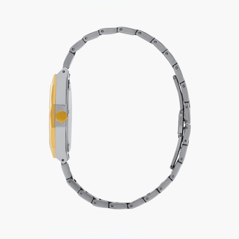 OMAX Men's Gold and Silver Analog Wrist Watch - Image 2